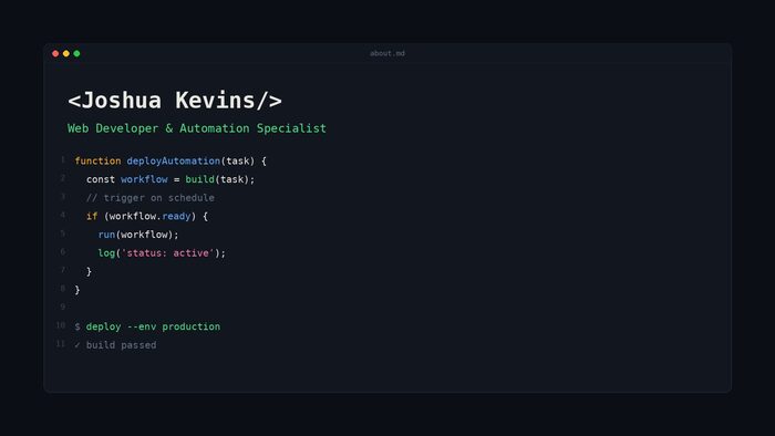 Automation workflow in the terminal